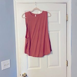 Lululemon and Soul Cycle Collab - Peach Tank Sz 10